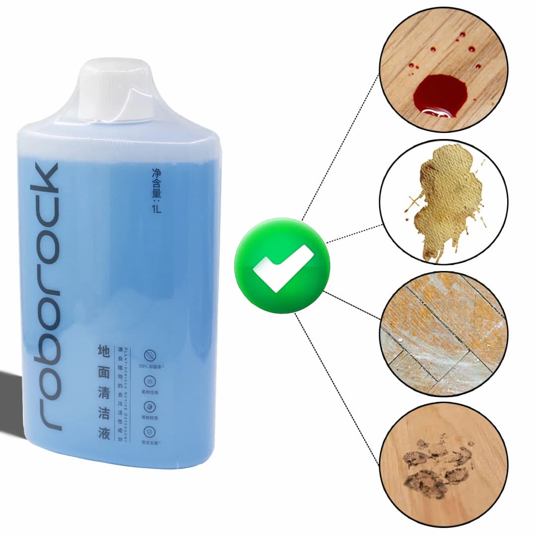 Original Roborock S8 Pro Ultra S8 MaxV Ultra S7 MaxV Ultra Q5 Q7 Q Revo Qrevo Curv Floor Cleaning Solutions Liquid Accessories1L - 4