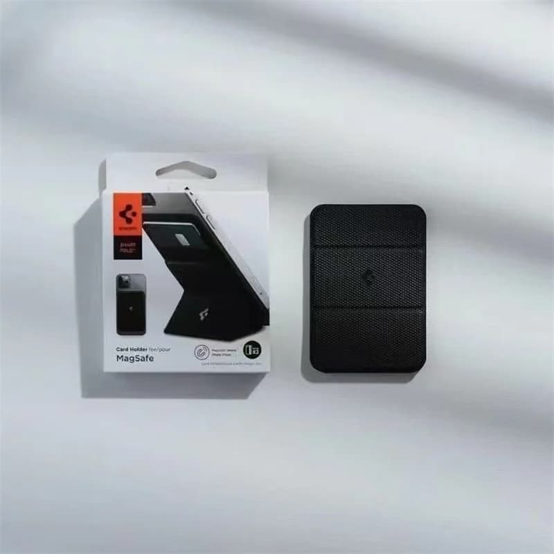 Spigen For MagSafe Smart Fold Card Holder Phone Holder For iPhone 17 Air 12 13 14 15 16 17 18 Pro Max Folding Bracket Card Bag - 6