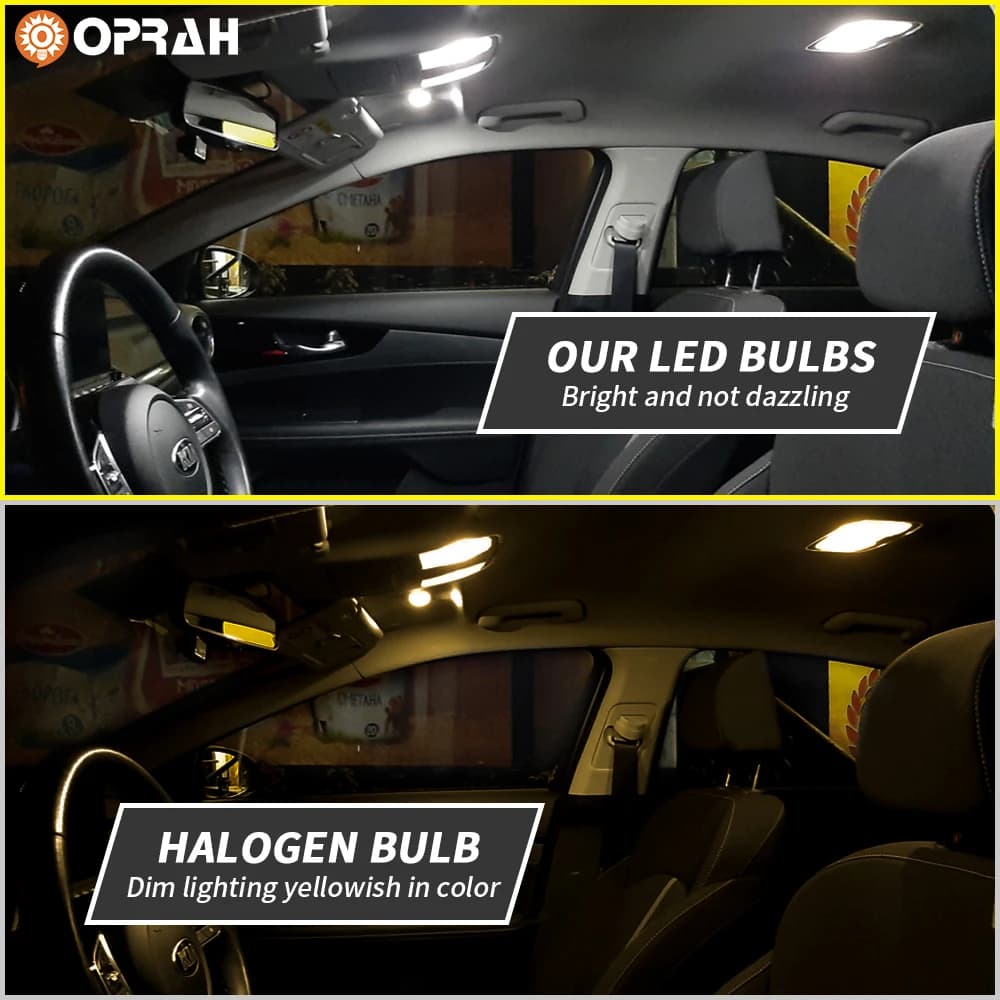 2/10 قطع مصابيح T10 W5W 194 501 LED Canbus بدون أخطاء، 3 SMD 3838 رقاقة، إضاءة داخلية للسيارة، مصباح خريطة القبة، إضاءة لوحة الترخيص، أبيض 6000K، 12V - 4