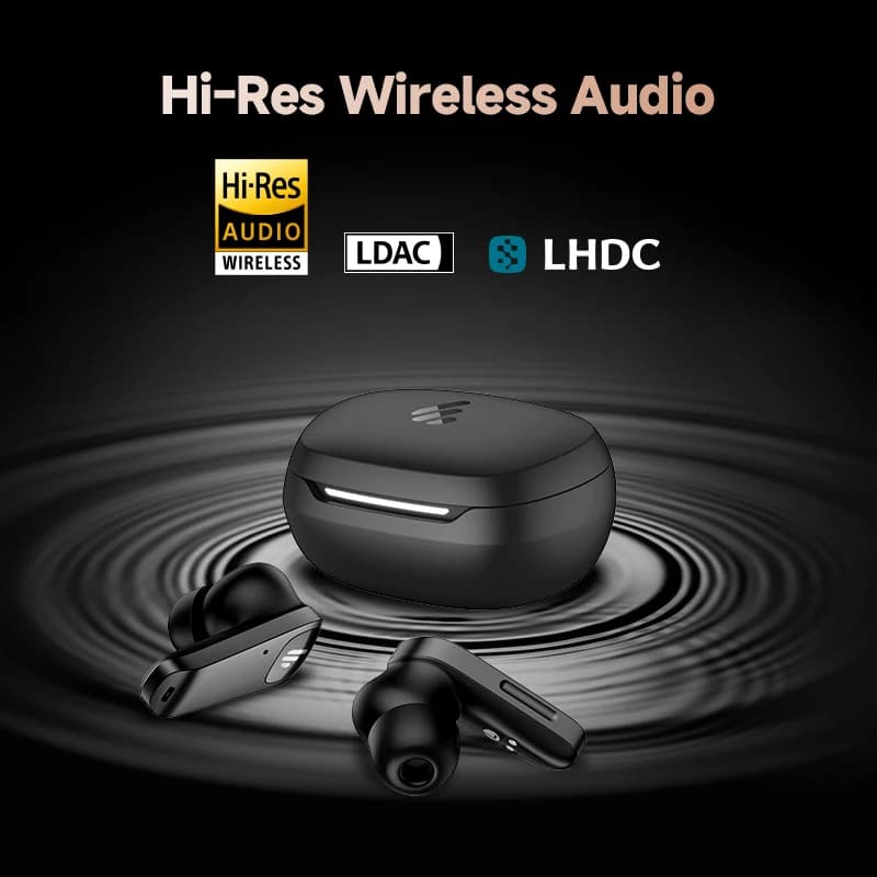 سماعات أذن إديفاير نيو بدز مسطحة لاسلكية بلوتوث مشغل مغناطيسي مسطح، إلغاء الضوضاء، هاي-ريز، LDAC LHDC aptX - 5