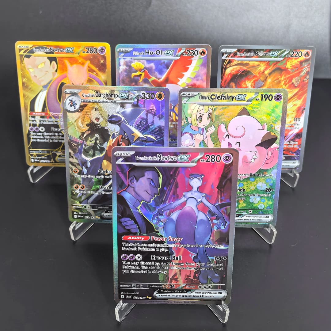 DIY PTCG Pokemon Collection Cards Charizard Rayquaza Lugia Giratina V  Self Made Cards Classic Game Anime Cards Gift Toys - 6