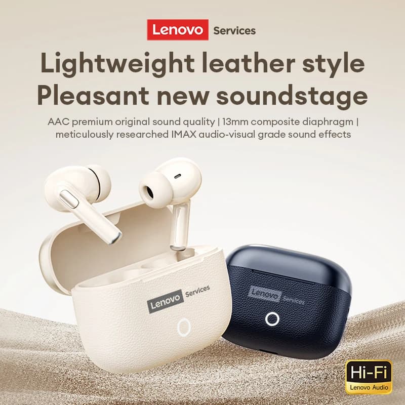 سماعات أذن أصلية لينوفو LE221 بلوتوث 6.0 لاسلكية ENC تقليل الضوضاء TWS بطارية 24 ساعة مع ميكروفون - 2