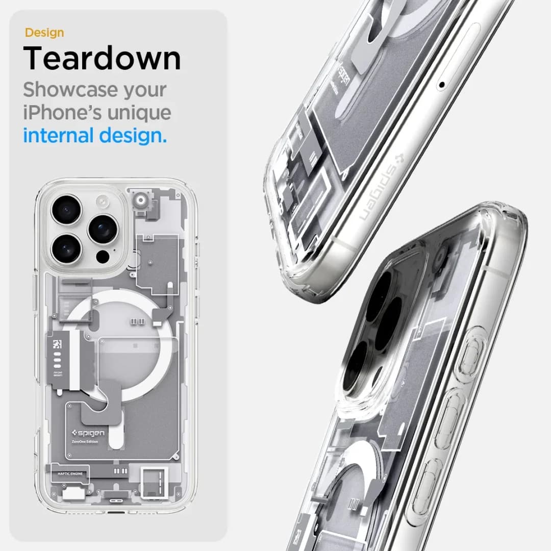 Spigen Ultra Hybrid Zero One MagFit Case for iPhone 17Air 16 15 14 13 12 11 17 ProMax 16Plus For Magsafe Wireless Charge Cover - 3