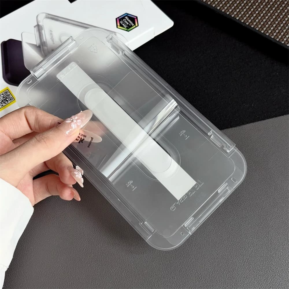 2 قطعة من زجاج الحماية Spigen Glas.tR EZ Fit مع مستشعر محمي وزجاج مقوى وواقي شاشة عالي الدقة لهواتف Samsung Galaxy S26 وS25 وS24 Ultra - 4