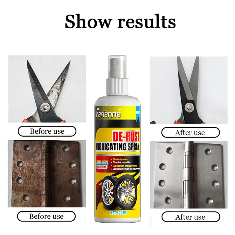 Universal Rust Remover Revitalizing Spray for Car Wheels & Metal Surfaces, Strong Decontamination, Smooth & Reliable - 3
