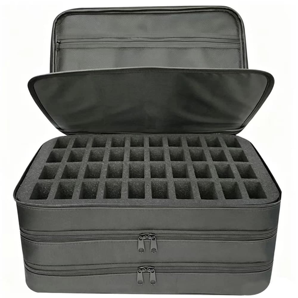 Storage BagLarge-Capacity Travel Bags With Custom Sponge EVA Tool Case Protective Zipper Box Smell Proof Carry Case