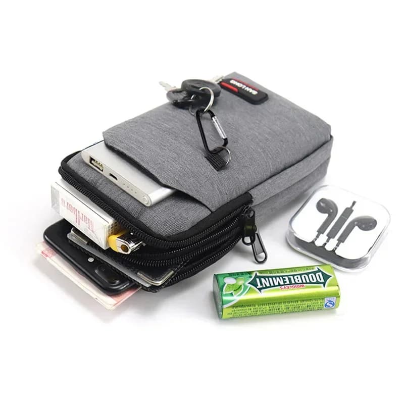 New Outdoor Sports Waistpack Small Shoulder Bag Running waist bag Unisex Large Capacity Zero Wallet Mobile phone pouch - 3