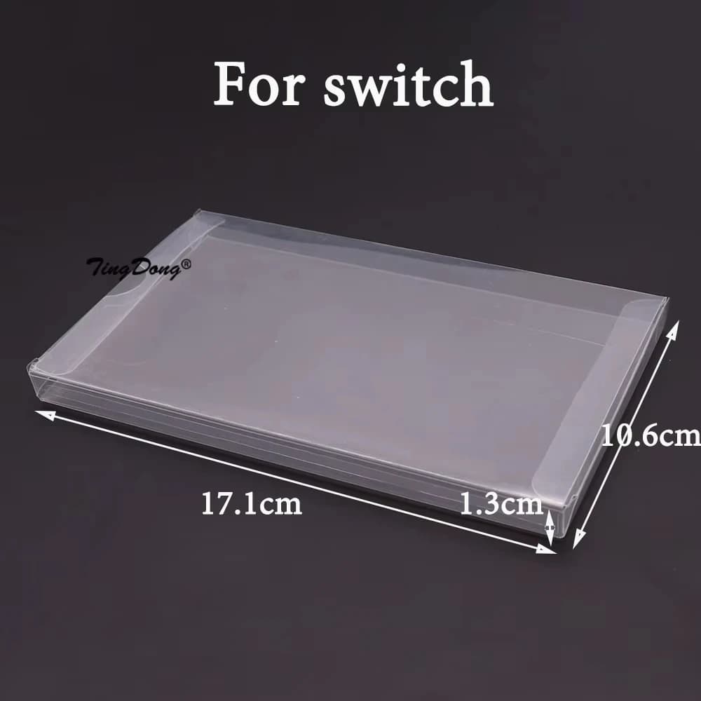 غطاء حماية شفاف للخراطيش، متوافق مع أجهزة GB وGBA وGBC وSNES وN64 وNES وNGPC وSwitch، علبة حماية لأجهزة PS5 وPS4 وPS3 - 3