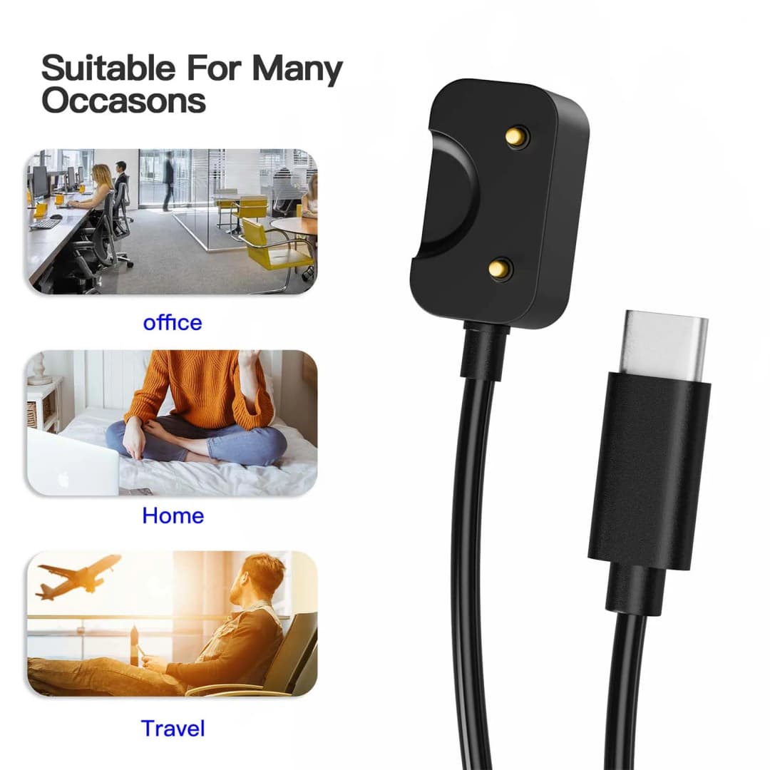 Magnetic Charging Cable 50cm Watch Adapter USB / USB C for Samsung Galaxy Fit3 R390 Smart Bracelet - 6