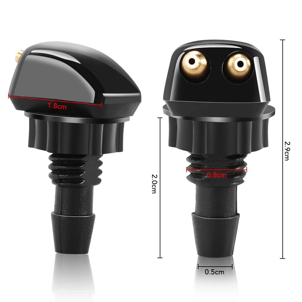 فوهة رذاذ ماء للسيارة، 2 قطعة، مناسبة لميتسوبيشي باجيرو وأوتلاندر وغيرها - 3