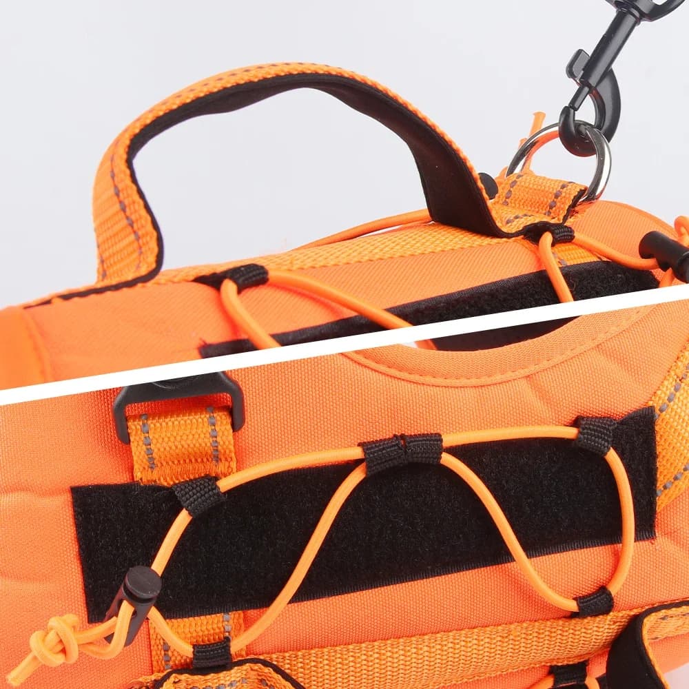 Dog Tactical Chest Harness Multifunctional Undershirt Reflective Dog Chest Harness Explosion-Proof Dog Chest Harness - 5