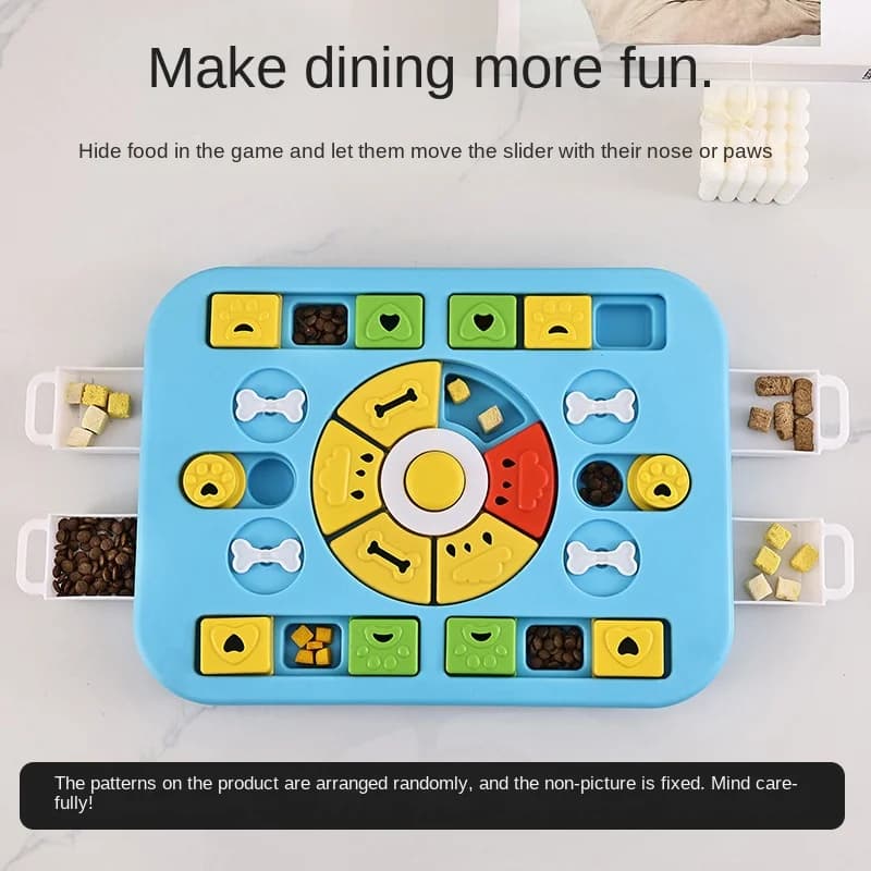 ألعاب كلاب تفاعلية للتدريب، ألعاب إثراء للكلاب الذكية الكبيرة والمتوسطة والصغيرة، ألغاز للحيوانات الأليفة - 3