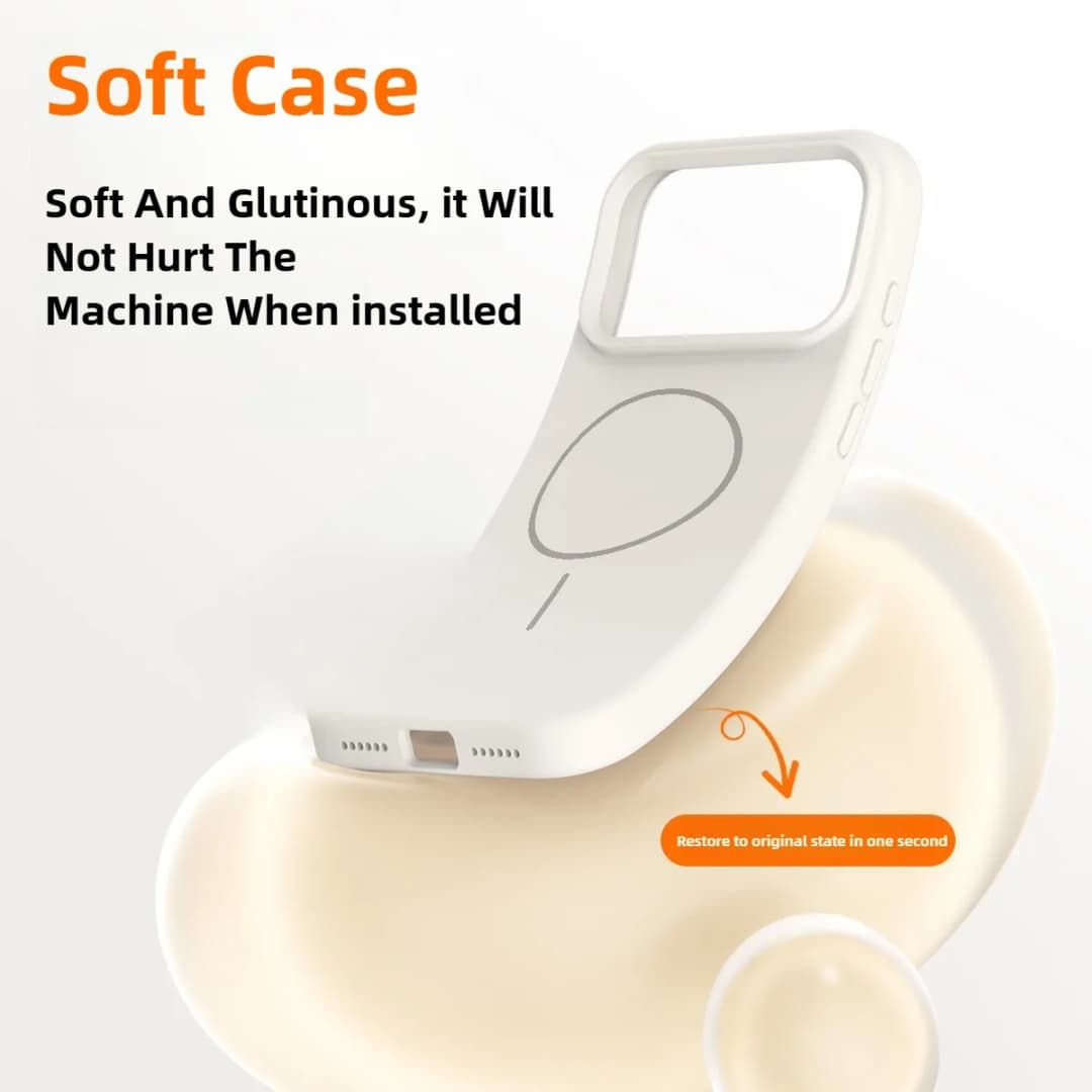 Magnetic Original Liquid Silicone Case For iPhone 12 13 14 15 16 17 Pro Max For Magsafe Cases For iPhone 17 Air Phone Back Cover - 3