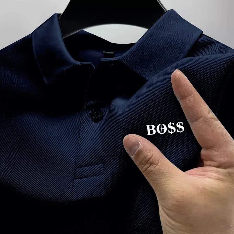 Men's Short Sleeve Polo Shirt, Quick Dry, Breathable, Casual, Stylish, Business, Sports, Summer, High, New, 2025 - 4