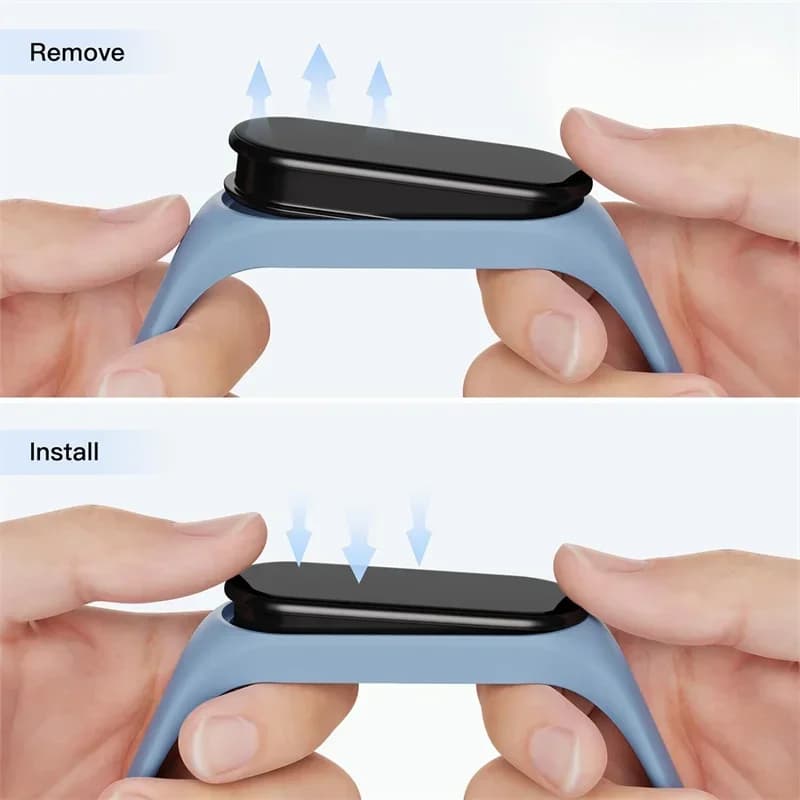 Silicone Watch Strap For Xiaomi Mi Band 7 6 5 4 3 Wristband Bracelet Wrist Straps correa Mi Band 6 7 5 4 Smart watch Accessories - 4