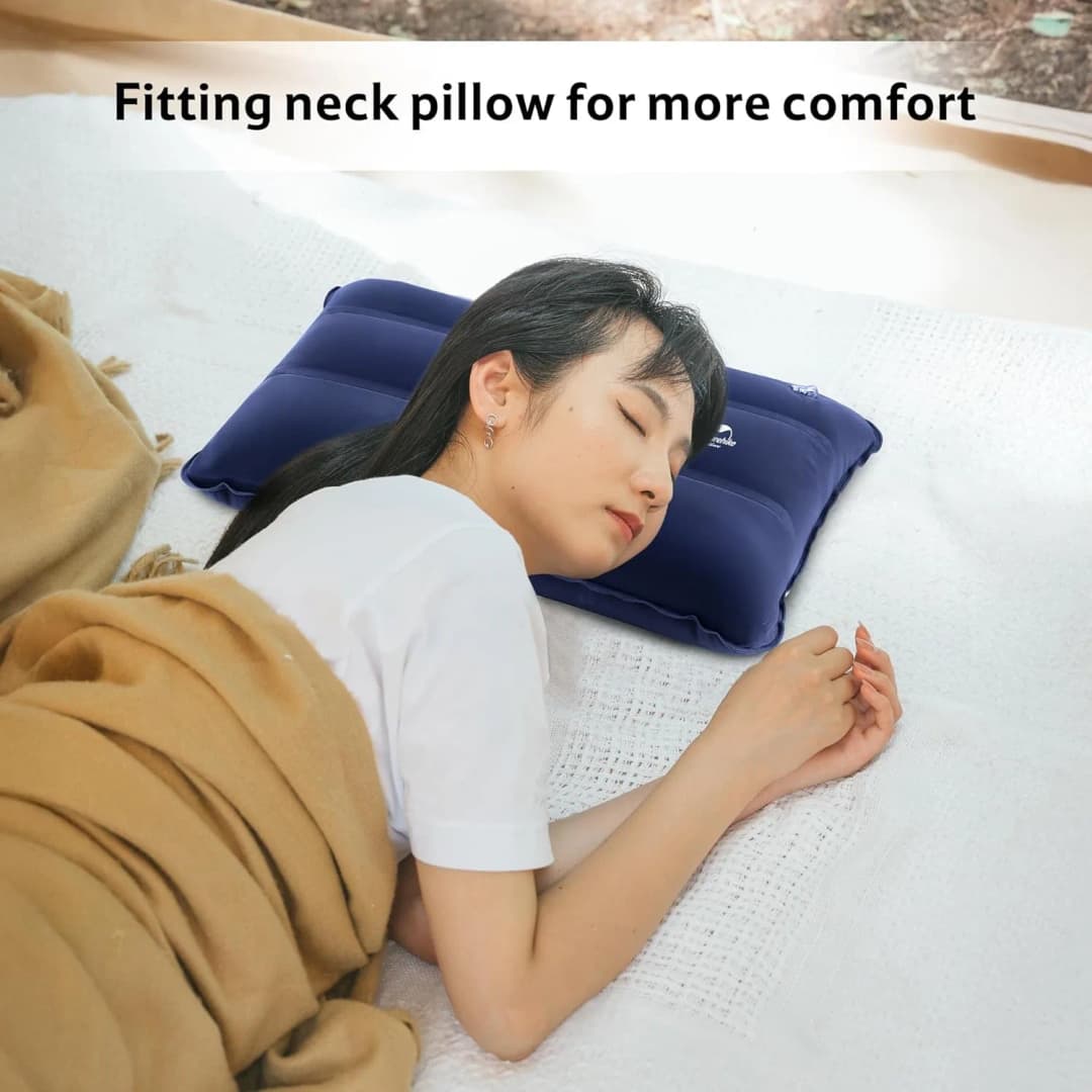 Naturehike Camping Pillow Ultralight Inflatable Pillow for Neck Support Comfortable Portable Backpacking Travel Office Pillow - 2