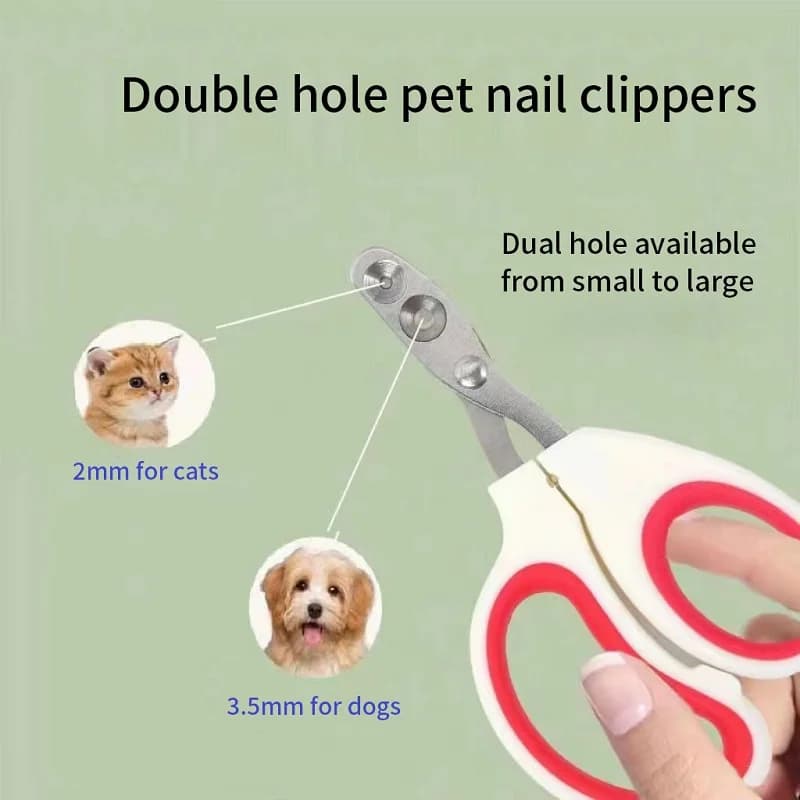Professional Cat Nail Clippers for Small Cat Dog Stainless Steel Puppy Claws Cutter Pet Nail Grooming Clippers Trimmer - 2