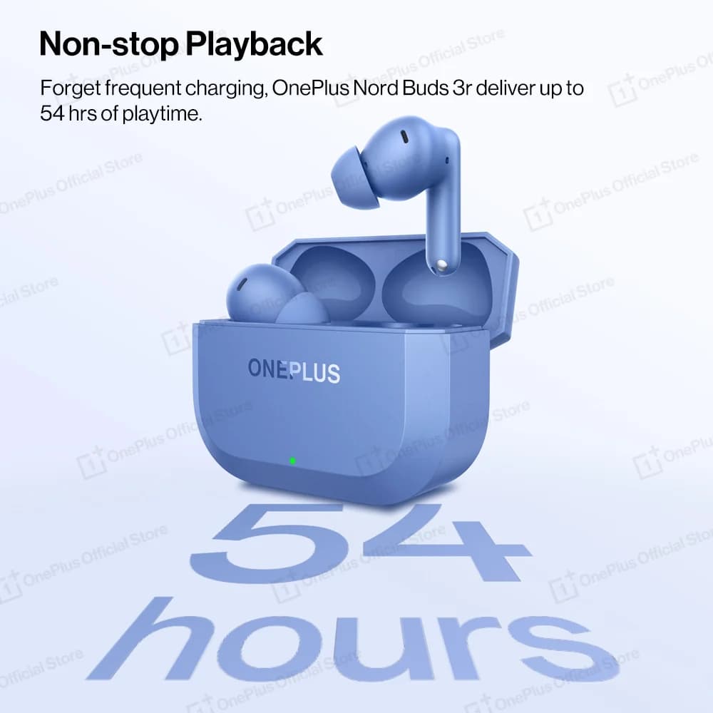 سماعات أذن ون بلس نورد بودز 3r TWS بلوتوث 5.4 اتصال بجهازين بطارية تدوم أسبوع تحكم باللمس ترجمة ذكية - 2