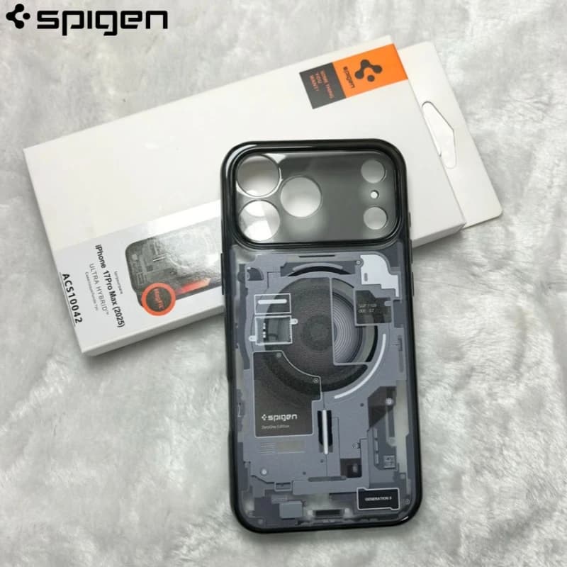 Spigen For iPhone 17 Pro Max Air Ultra Hybrid MagFit Direct Digital Magnetic Case For Magsafe Wireless Charging Zero One Cover