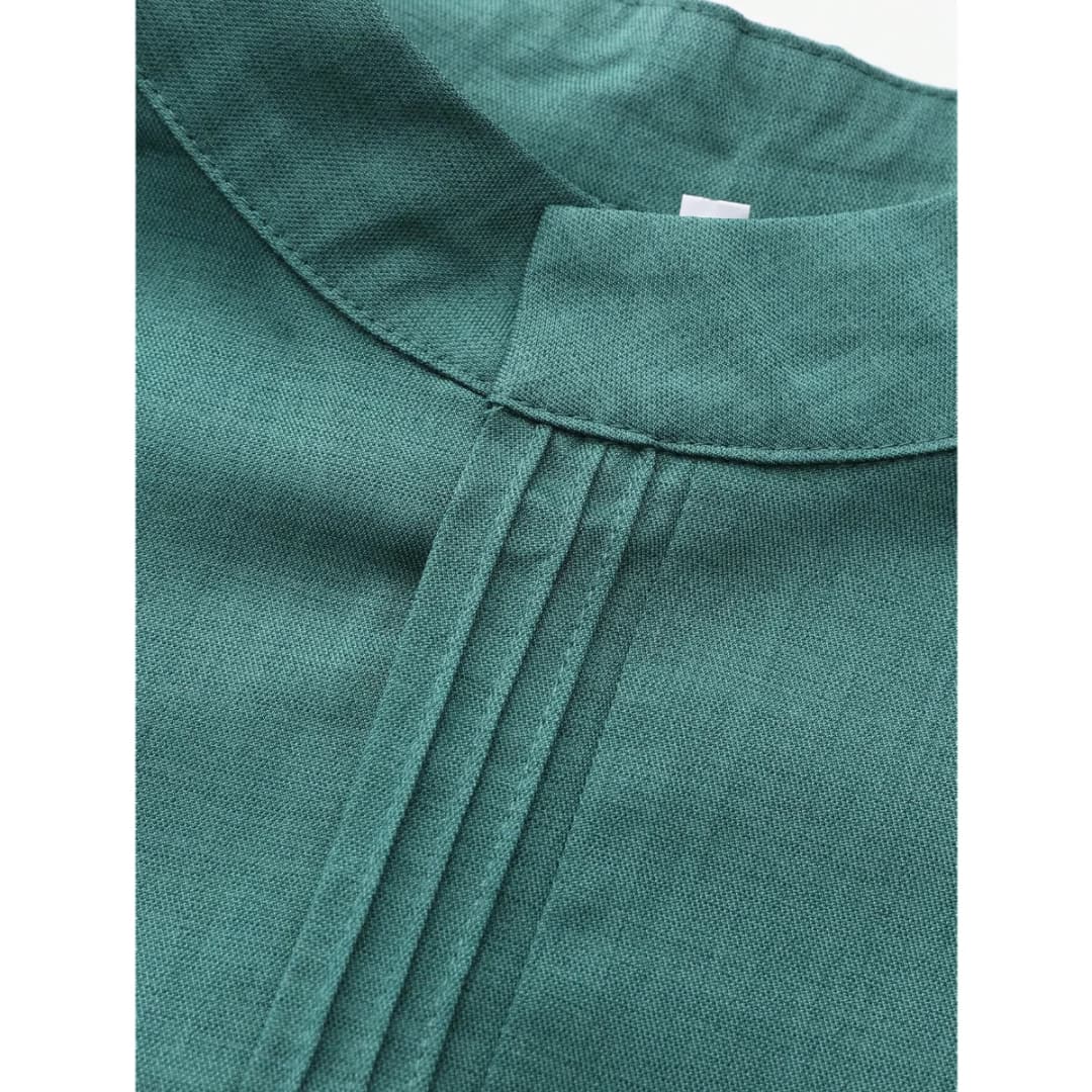 Motorcycle Brother Style, Muslim Men's Robe, Elegant Retro Embroidered Robe, Casual Loose Long Sleeve, Eid al Fitr Men's Robe - 2