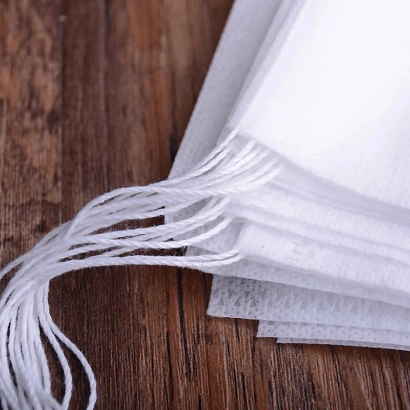 Disposable Teabags Non-woven Fabric Tea Filter Bags for Coffee Spice Tea Bag with Empty Tea Bags With Strings Nylon Filter Bag - 4