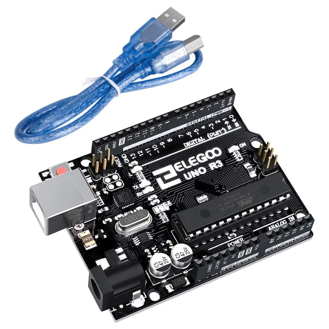 ELEGOO UNO R3 لوحة ATmega328P مع كابل USB (متوافق مع Arduino) لـ Arduino - 3