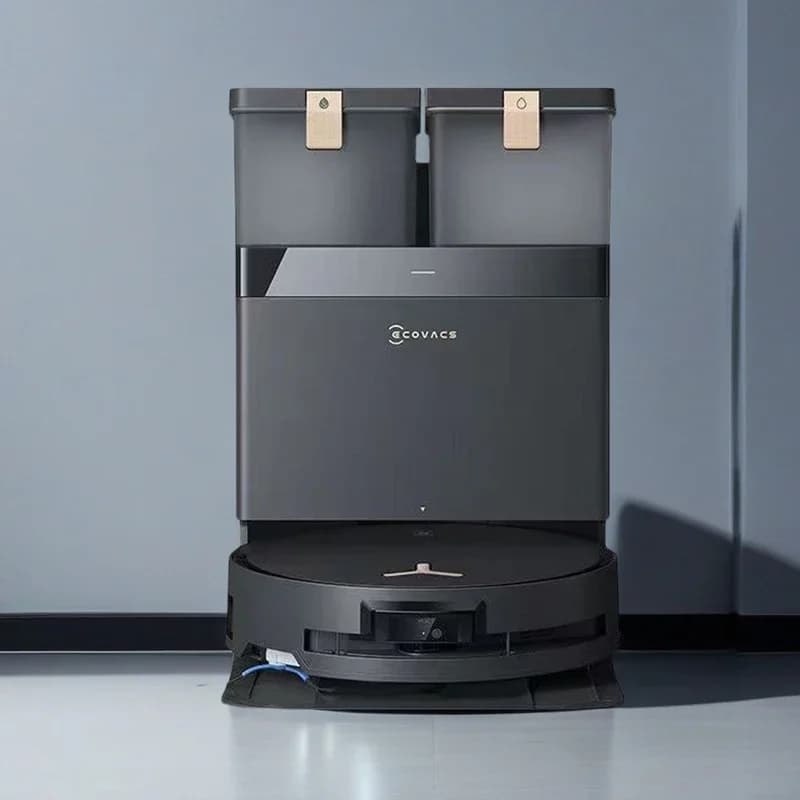 روبوت تنظيف الأرضيات Ecovacs X8pro plus مع ميزة الكنس والمسح المتكاملة، تنظيف آلي بالكامل - 2