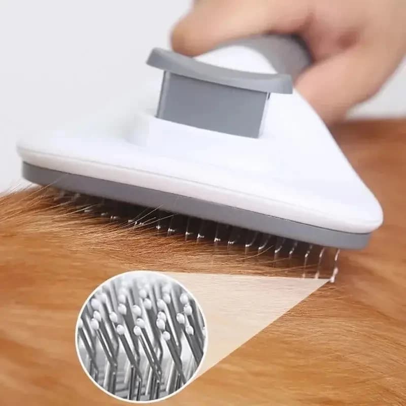Pet Dog Brush Cat Comb Self Cleaning Pet Hair Remover Brush For Dogs Cats Grooming Tools Pets Dematting Comb Dogs Accessories - 5