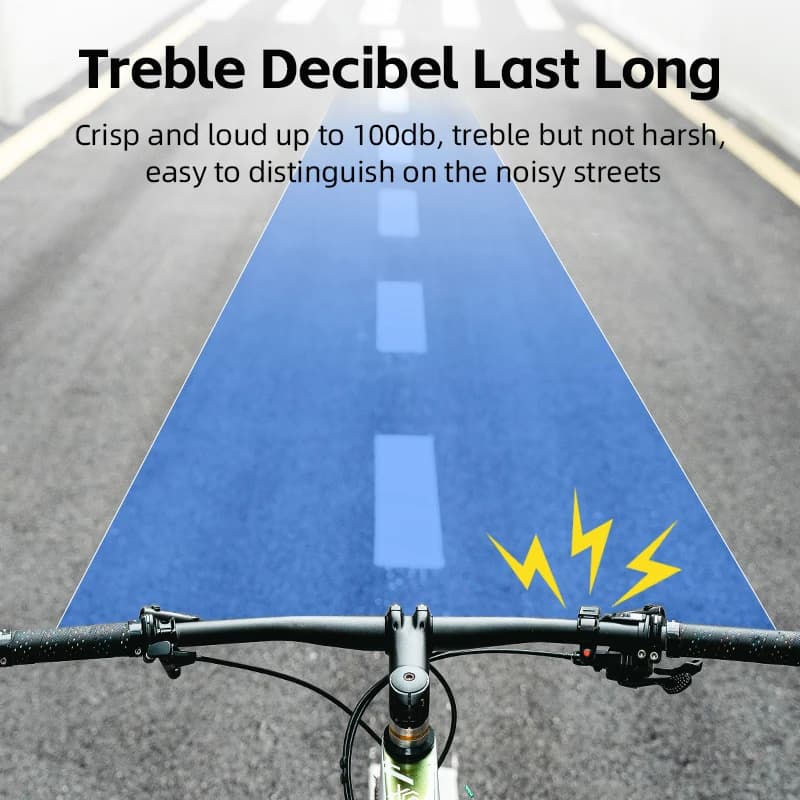 جرس دراجة ROCKBROS من سبائك الألمنيوم بوق صغير الحجم محمول إنذار صوتي لسلامة دراجة الطريق MTB حلقة دراجة اكسسوارات الدراجات - 5