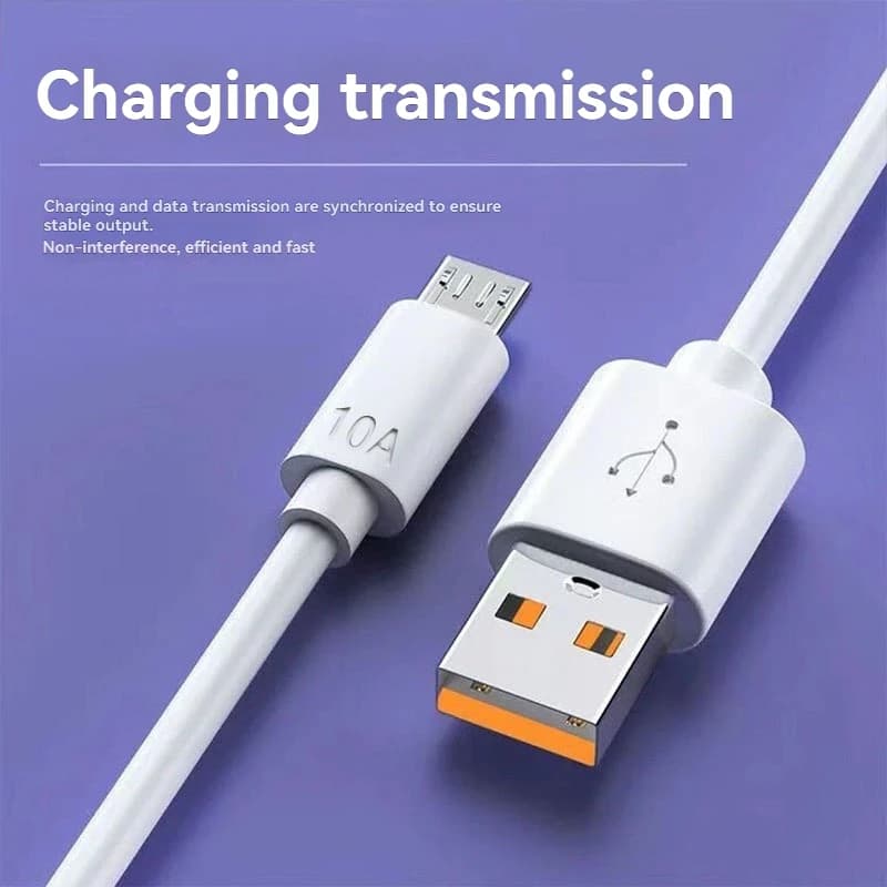 NNBILI 3PCS 10A Micro USB Cable Speed Fast Charging USB Cord For Samsung Galaxy S7 S6 PS4 MP3 TV Andriod Phones Data Cables ﻿ - 3