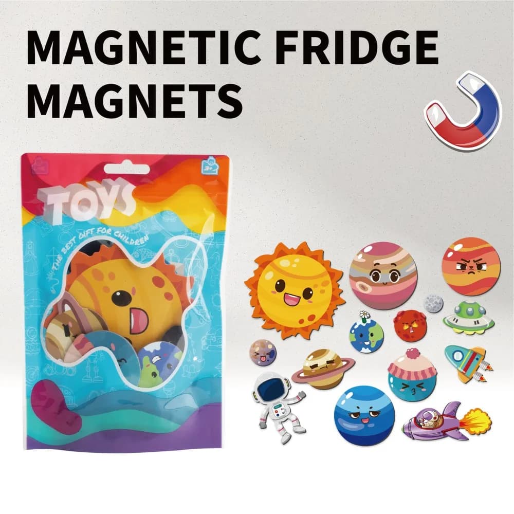 Puzzle Children's Magnetic Puzzle Digital Cartoon Dinosaur Universe Puzzle Logic Thinking Early Education Montessori Toy Gift - 4