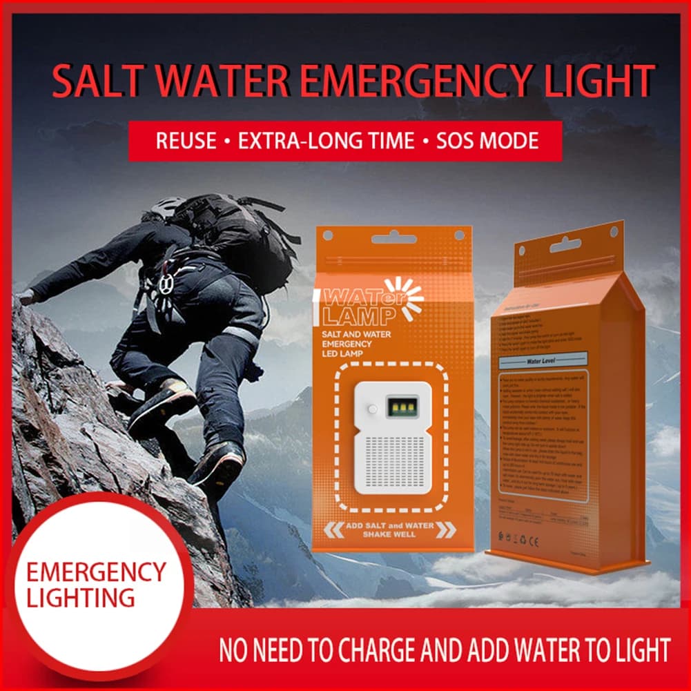مصباح طوارئ LED للمياه المالحة ، التخييم ، توفير الطاقة ، مقاوم للماء ، مصباح الصيد الليلي المحمول ، لوازم السفر للسيارة ، في الهواء الطلق - 2
