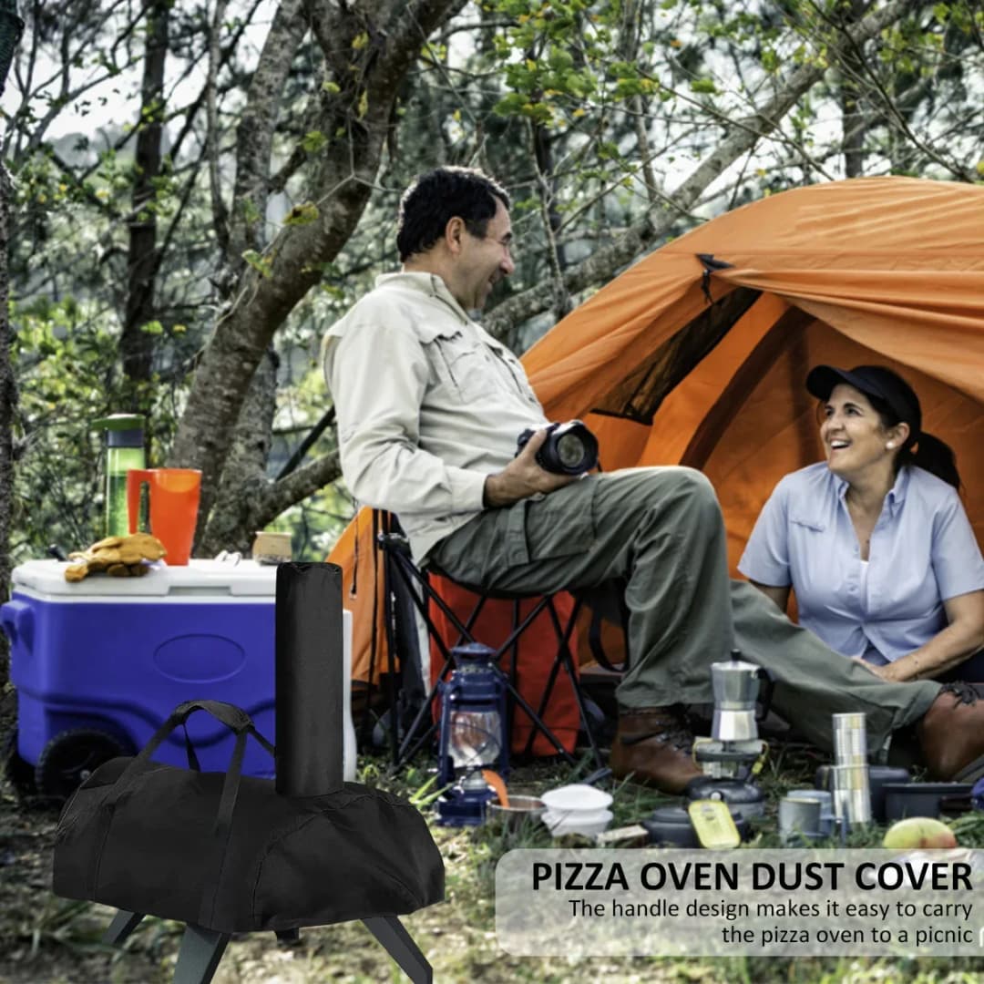 غطاء فرن البيتزا لـ Ooni Koda 12 16 المحمولة 420D أكسفورد النسيج مقاوم للماء فرن البيتزا الغبار يغطي ملحقات الشواء - 6