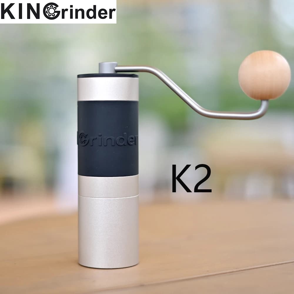 مطحنة قهوة يدوية Kingrinder، مطحنة محمولة من الفولاذ المقاوم للصدأ 420، شفرة 38 ملم/48 ملم، طرازات K0/K1/K2/K3
