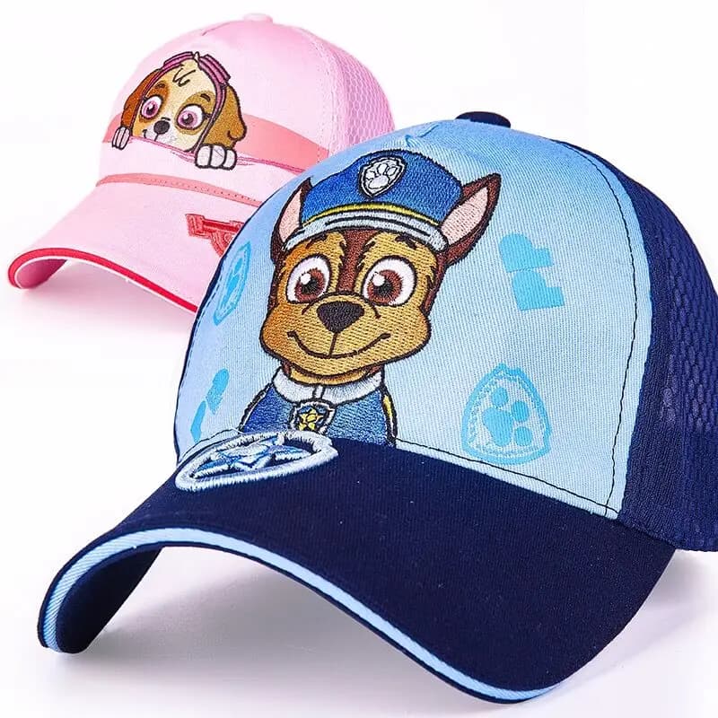 Original Paw Patrol Peaked Cap Hat Anime Peripherals Tv Movies Chase Marshall Skye Figures Print Baseball Cap Kids Birthday Gift
