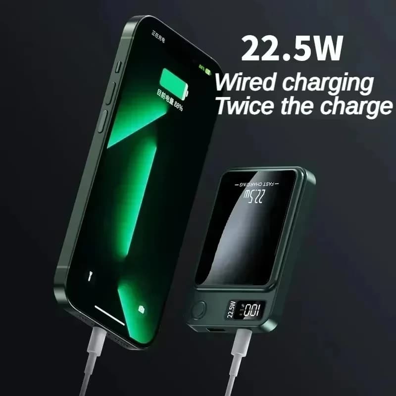 VIVO Wireless Power Bank Magnetic 200000mAh 22.5W Fast Charging External Battery Charger For Huawei iPhone PD 20W Universal - 5