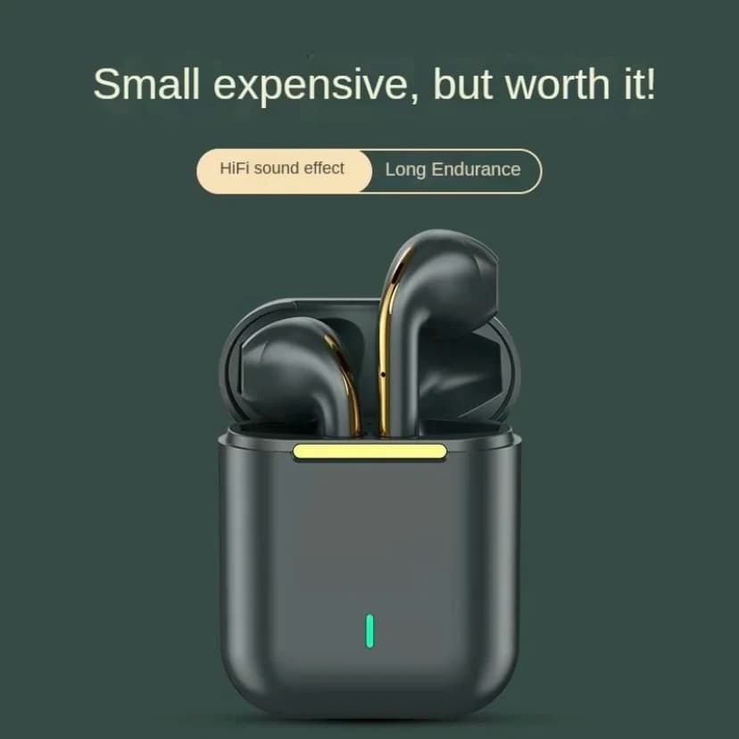 سماعات J18 ستيريو لاسلكية ثنائية الأذن مع بلوتوث 5.0 سماعات رياضية صغيرة TWS - 2