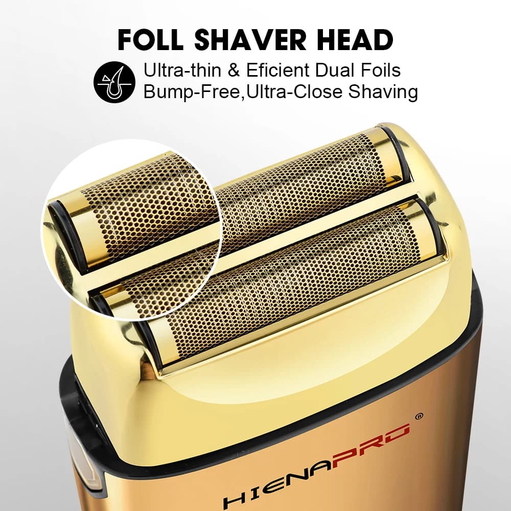 HIENA shaving machine men Electric shaver Hair clipper Rechargeable Metal Housing Pro Electric Shaver For Men Electric home - 2