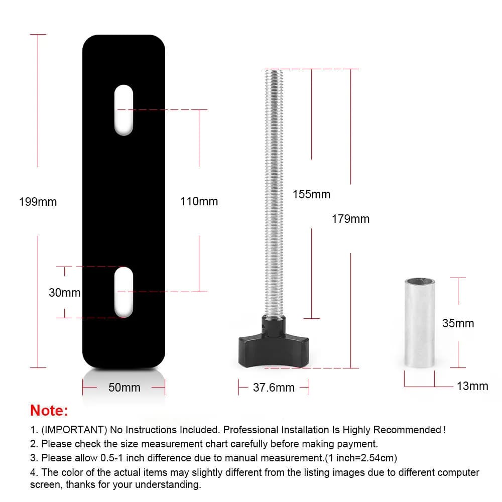 Off road roof luggage rack, roof frame, side border defense skateboard, anti trap plate, escape plate, fixing bracket kit - 5