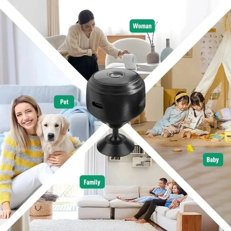 كاميرا مراقبة A9 HD Wifi ذكية، كاميرا مراقبة لاسلكية، مسجل فيديو ويب، أمان منزلي - 2