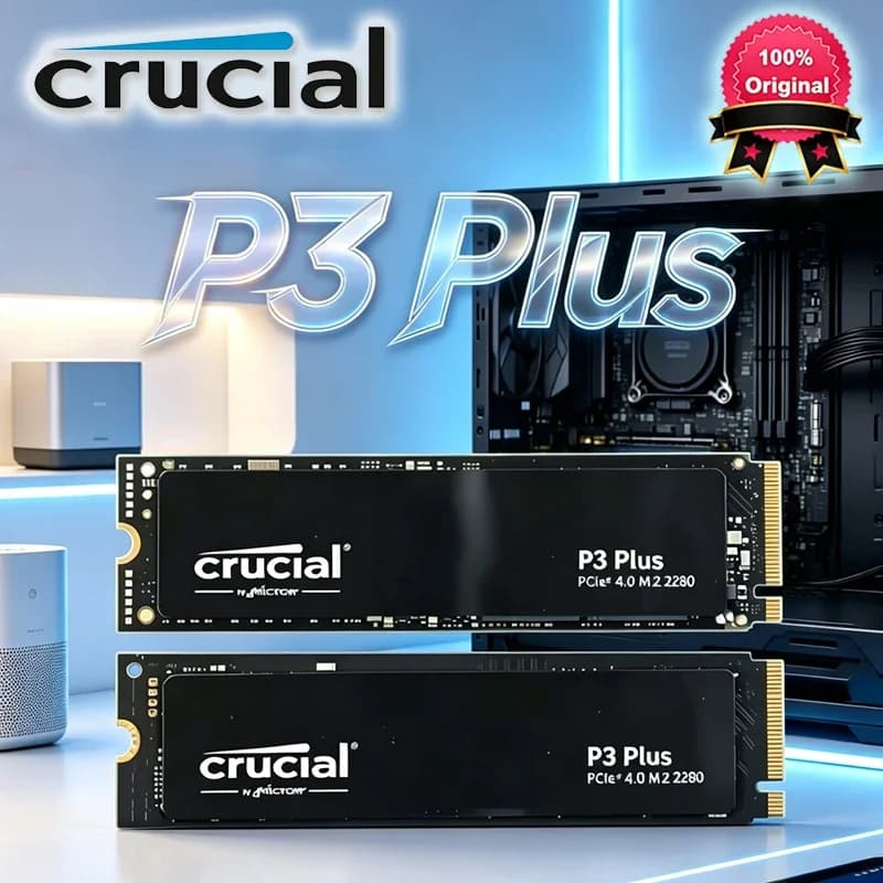 Crucial P3 Plus P310 T500 M.2 2280 PCIe Gen4 NVMe SSD 1TB 2TB,Internal Solid State Drive,OEM Package for Desktop Laptop PC