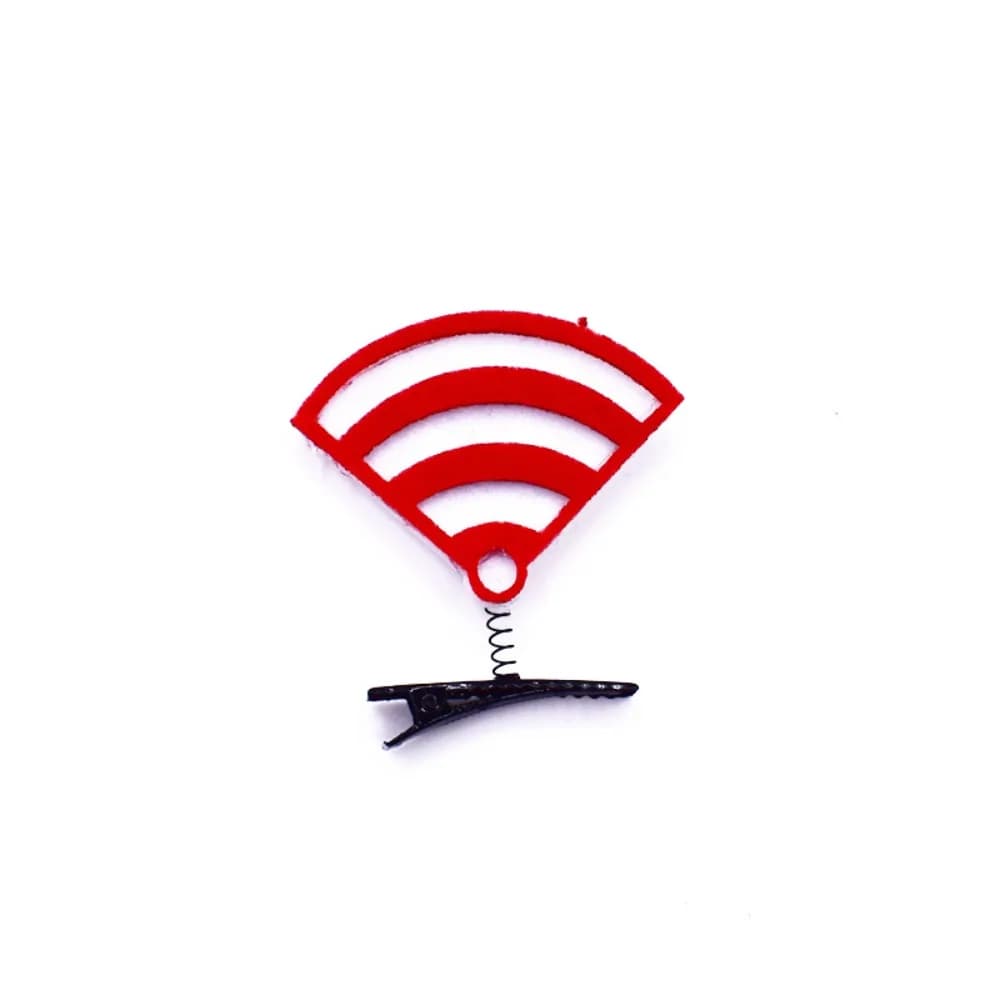 عرض خاص دبوس شعر واي فاي مضحك على شكل علامة استفهام دبوس شعر 3D على شكل بنج مع مشابك شعر على شكل منقار البط أداة تصفيف الشعر - 3