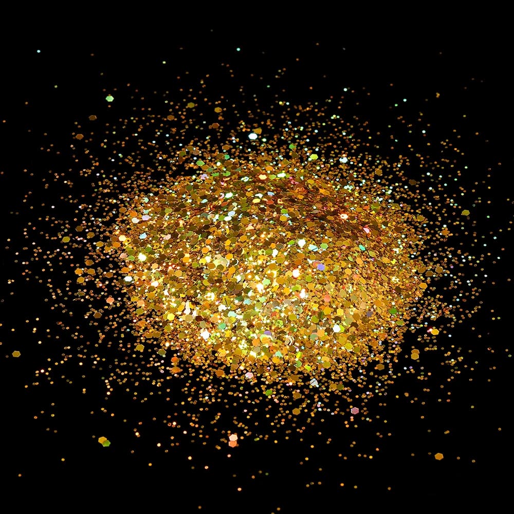 10g/Bag Holographic Hexagon Chunky Epoxy Resin Filler Laser Sparkly Sequins for DIY Epoxy Resin Nail Art Fillings Jewelry Making - 5