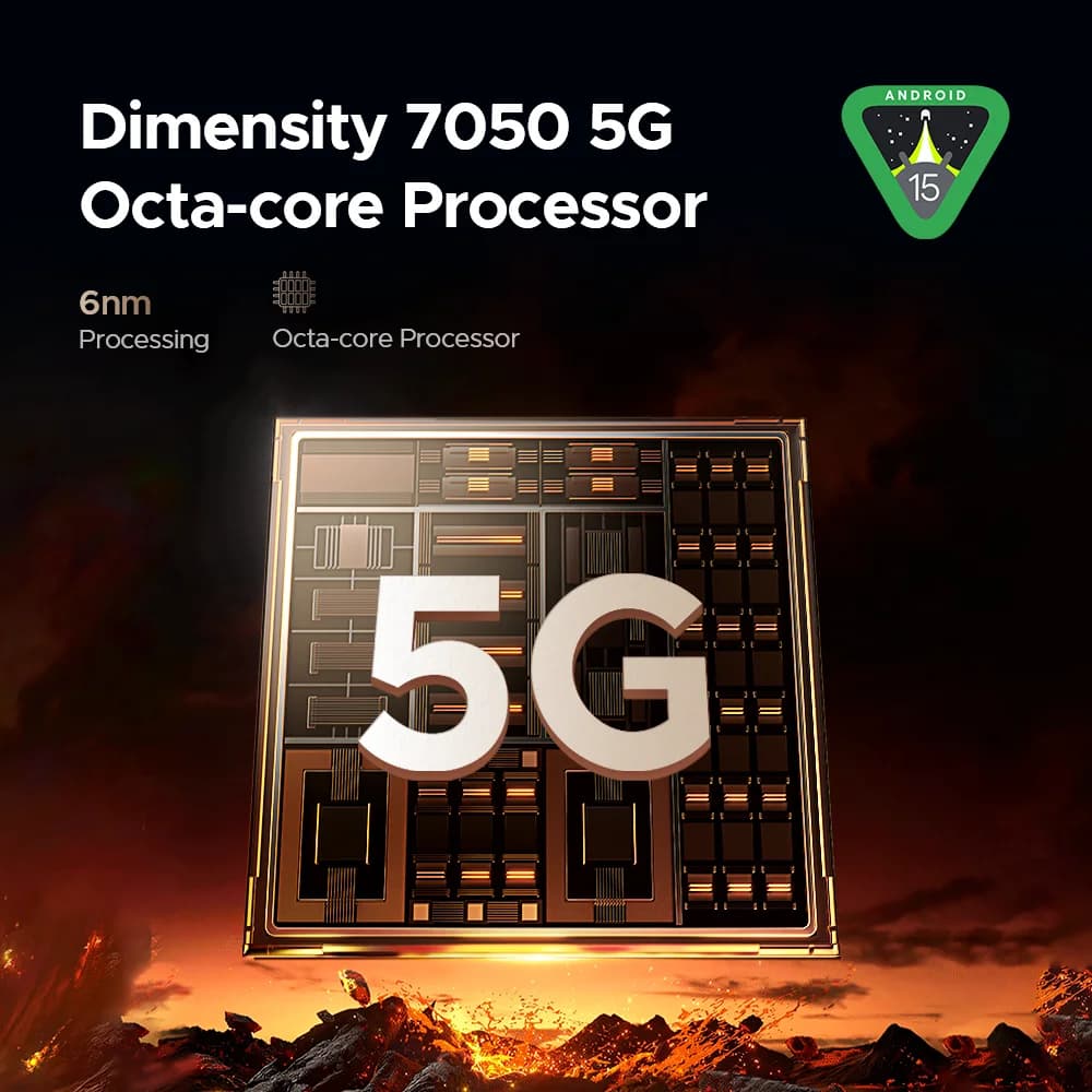 World Premiere DOOGEE Blade20 Turbo 5G Rugged Phone Android 15 Gemini Al 6.6'' HD+ 8GB 256GB AI Dual Camera 10300mAh Battery - 3