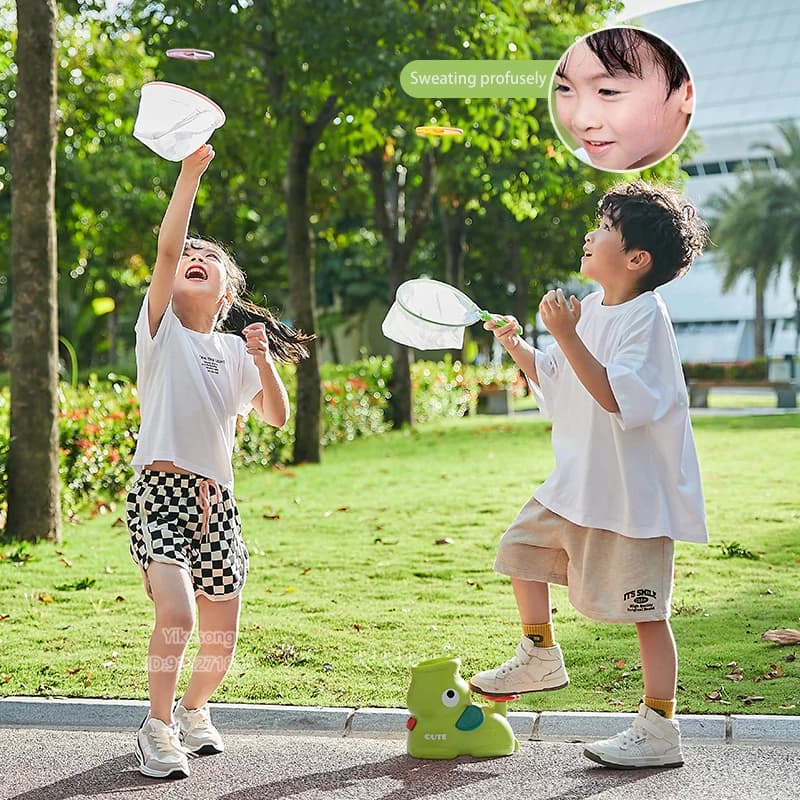 الطائر القرص الهواء قاذفة الصواريخ الصحن في الهواء الطلق زيادة المروحة حديقة لعبة رواية ألعاب أطفال للطفل القفز الرياضة شحن مجاني - 2