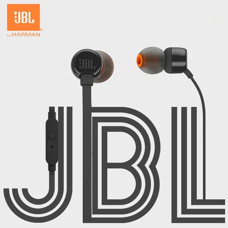 JBL TUNE 110 Officially Authorized In-ear Headphones Wired Headset  3.5mm Interface 1-key Wired Remote Heavy Bass for Sport Game - 3