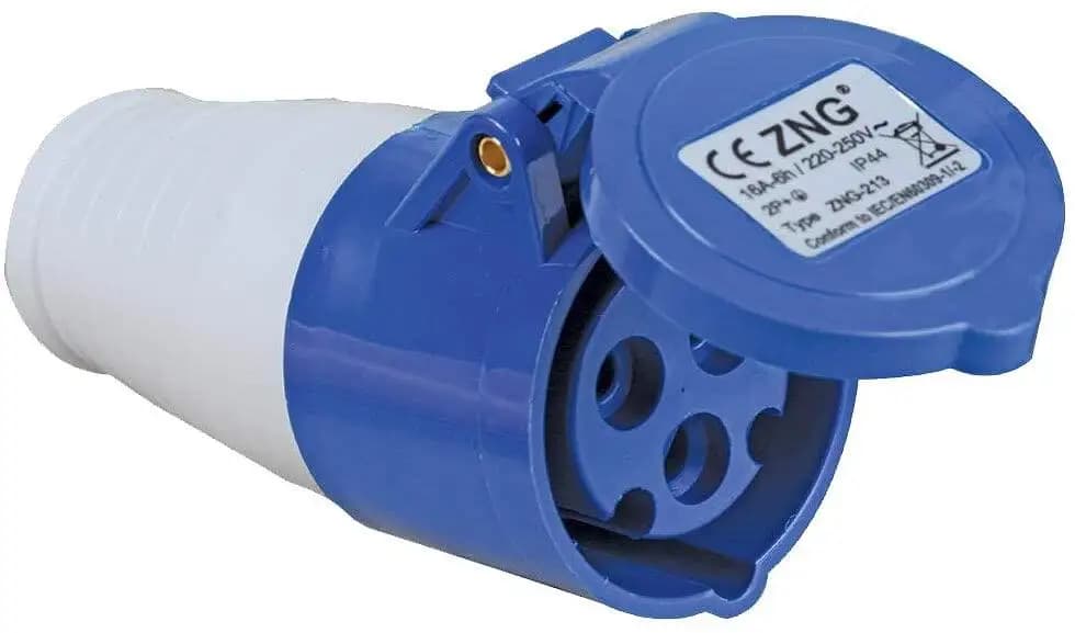 محول قابس توصيل سيارة 3PIN محول مقبس موقع توصيل رئيسي 240v 16A لمقطورة منزل متنقل إكسسوارات توصيل القابس الرئيسي - 3