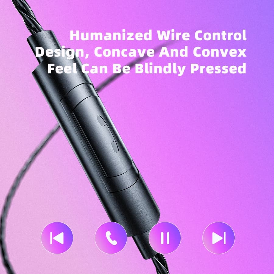 QKZ AK6 EDX Pro 1DD Earphone Copper Dual Driver inear HIFI Stereo headset Monitor Sports Earbuds With Mic Gaming Headphone ZST X - 6