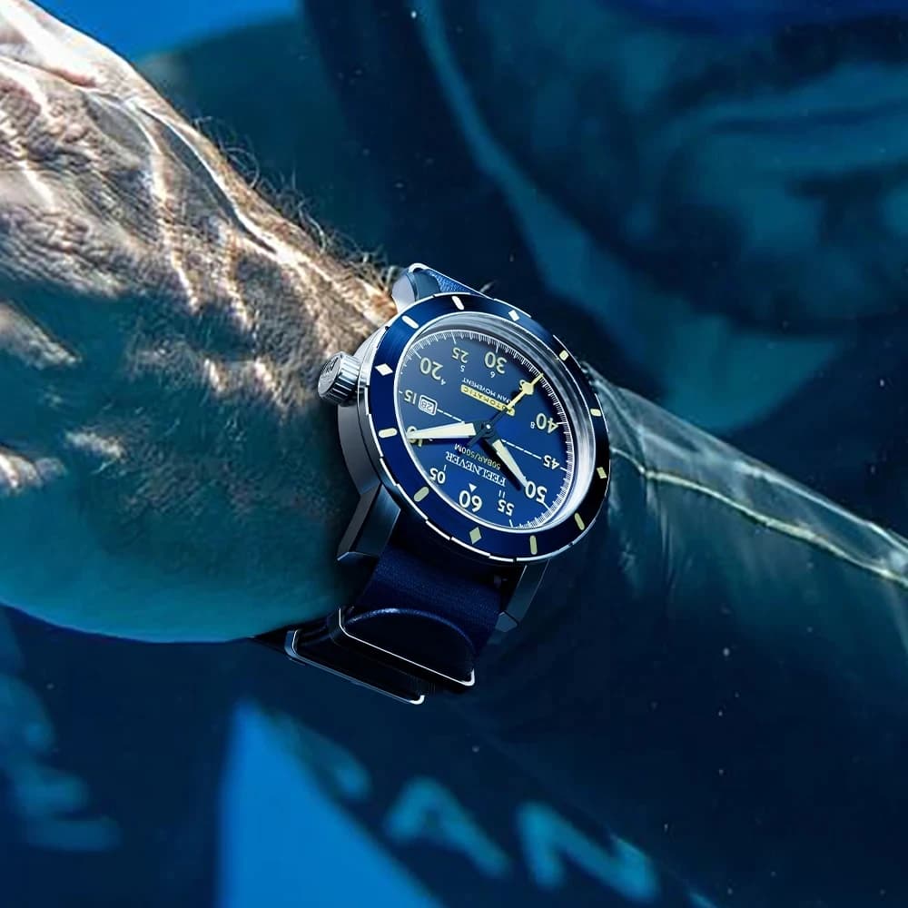 ساعة LIGE رجالي بتصميم ياقوت جديد، علامة FeelNever الفاخرة، ساعة 8215 احترافية 50 بار، ساعات ميكانيكية أوتوماتيكية رياضية خارجية للرجال - 6
