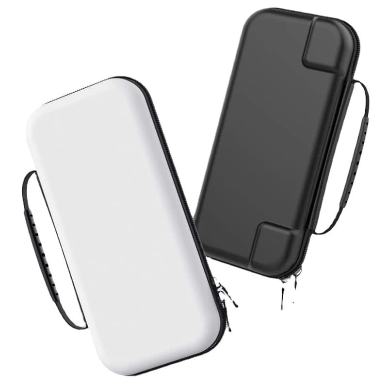 حقيبة تخزين لوحدة تحكم نينتندو سويتش، حقيبة حمل لجهاز سويتش OLED مع 20 فتحة لألعاب، حقيبة واقية ذات غلاف صلب - 3